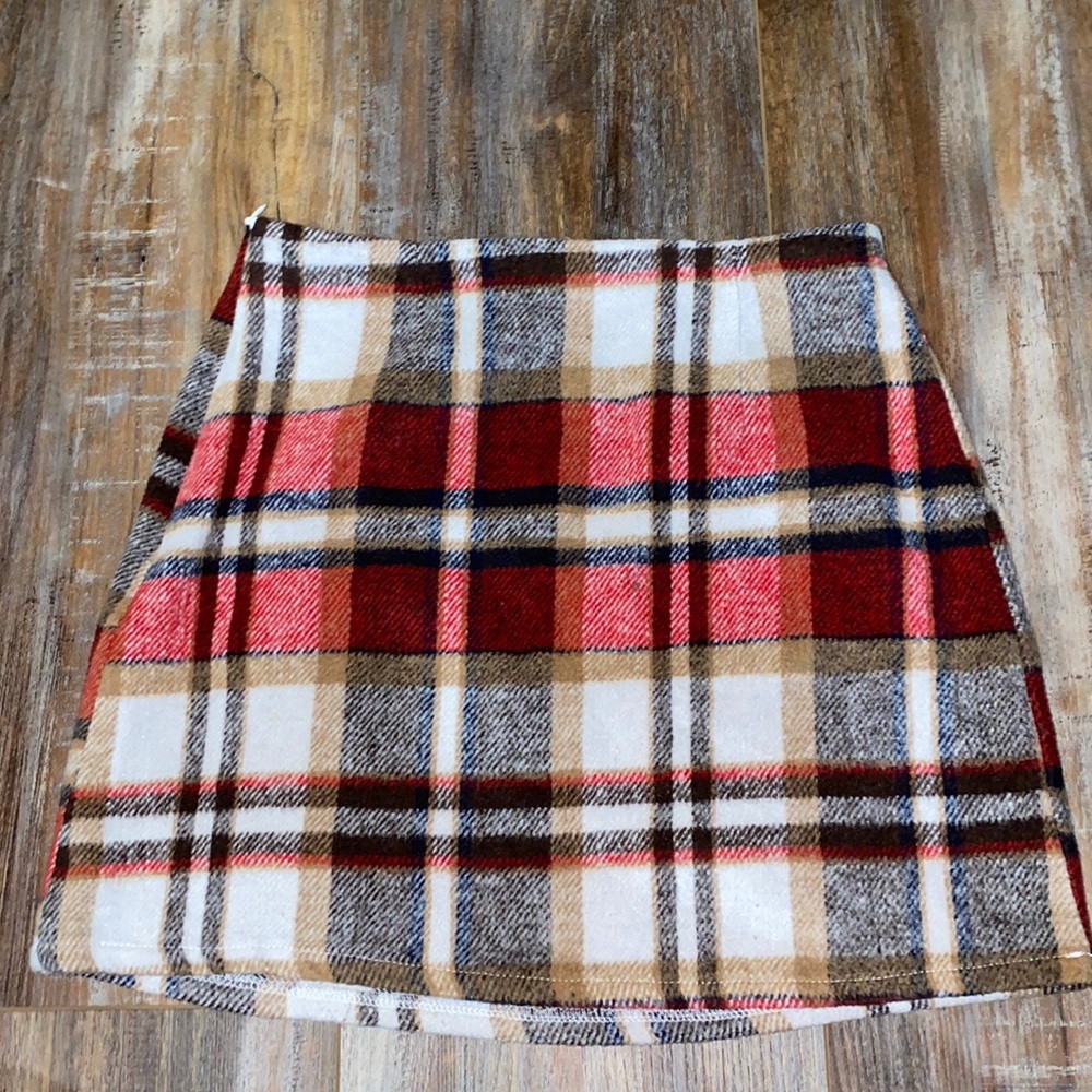 Plaid Short Skirt